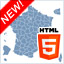SVG Map of French departments